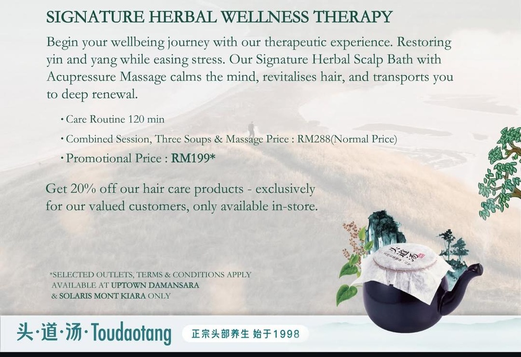 2. PRO199 : Herbal Wellness Therapy (120 mins) – RM199